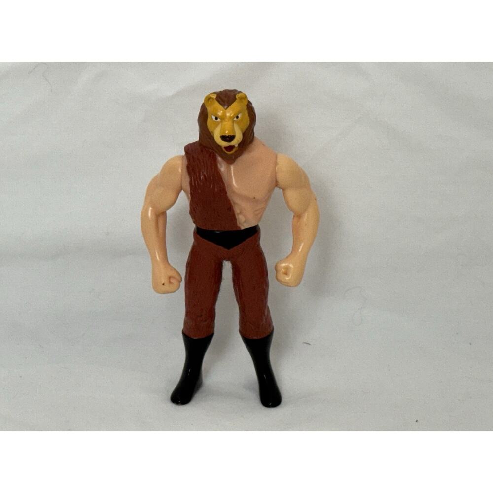 Tomy Tiger Mask Lion Man Sofubi Figure 4.5 Inch 2002 Japanese Wrestler Wrestling
